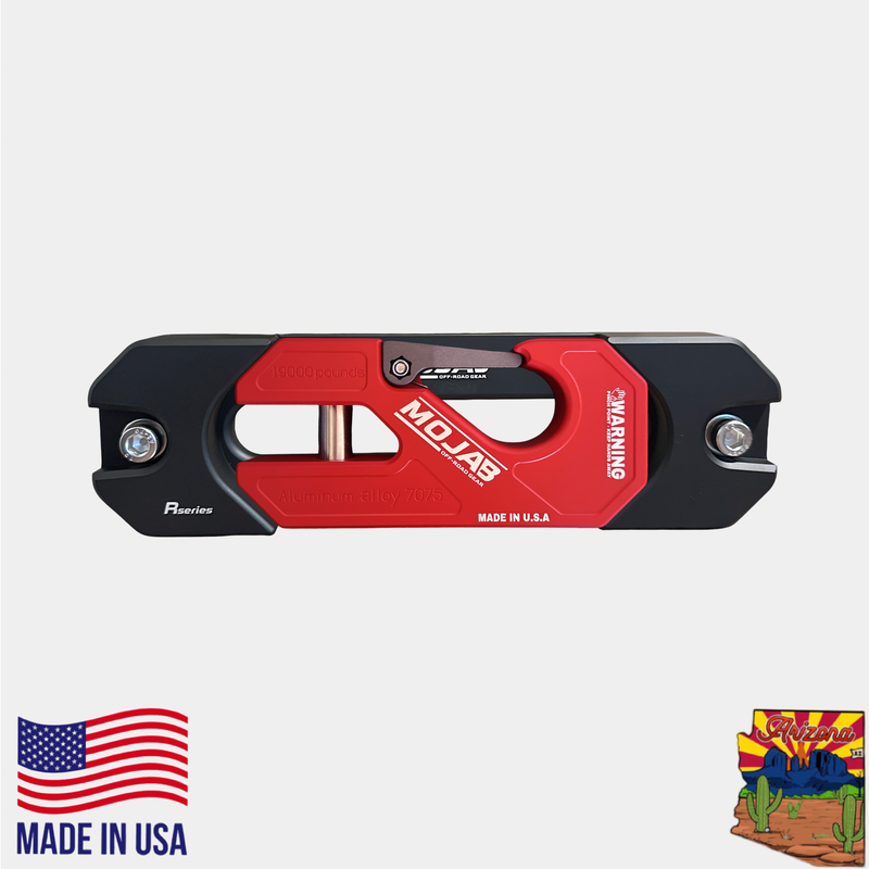 Load image into Gallery viewer, Aluminum Recessed Winch Shackle with Fairlead Kit, closed latch (LIFE TIME WARRANTY*)

