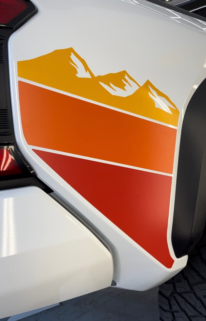 Load image into Gallery viewer, 2024+ Tacoma Lower Bedside Decals - Designed
