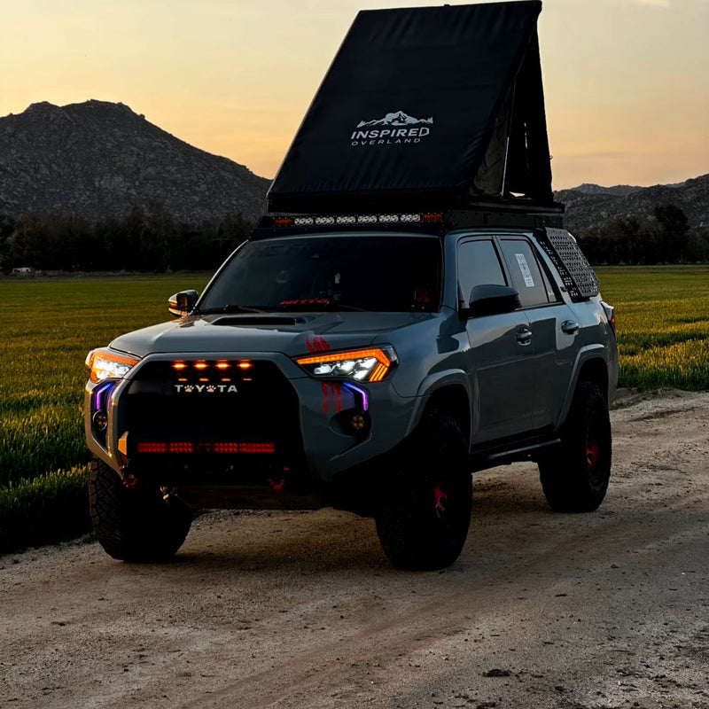 Load image into Gallery viewer, LED DRL Fog Light Fang Bezel Kit for 4Runner (2014-2024)
