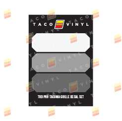 Load image into Gallery viewer, Tacoma Pro Grille Decals
