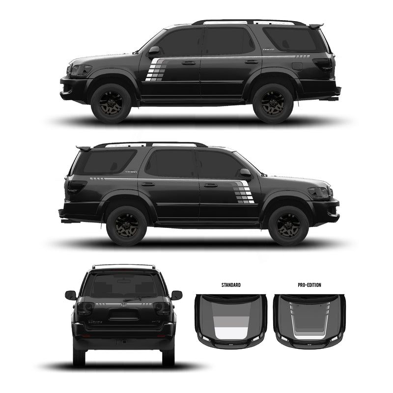 Load image into Gallery viewer, 2001–07 Sequoia Checkered Stripe Kit

