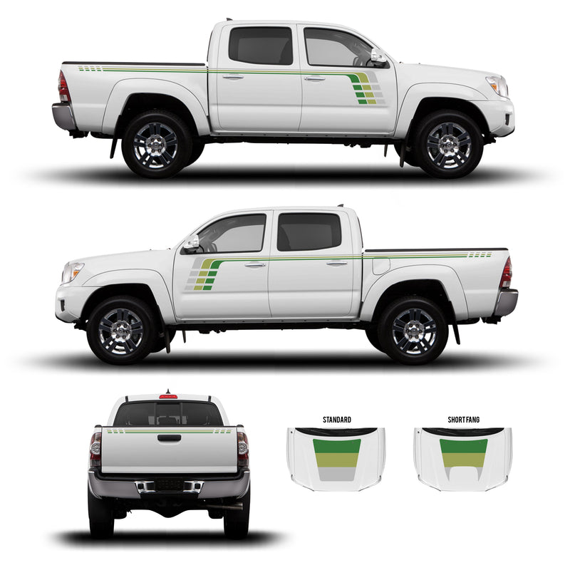 Load image into Gallery viewer, 2005-15 Tacoma Checkered Stripe Kit
