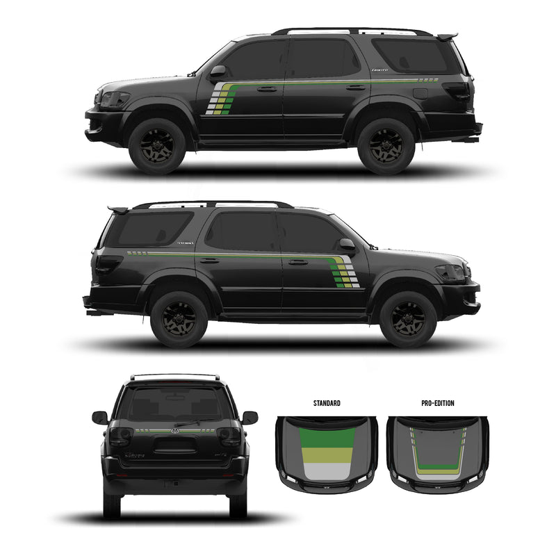 Load image into Gallery viewer, 2001–07 Sequoia Checkered Stripe Kit
