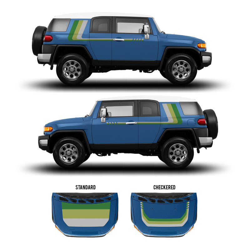 Load image into Gallery viewer, 2007-14 FJ Cruiser Checkered Stripe Kit
