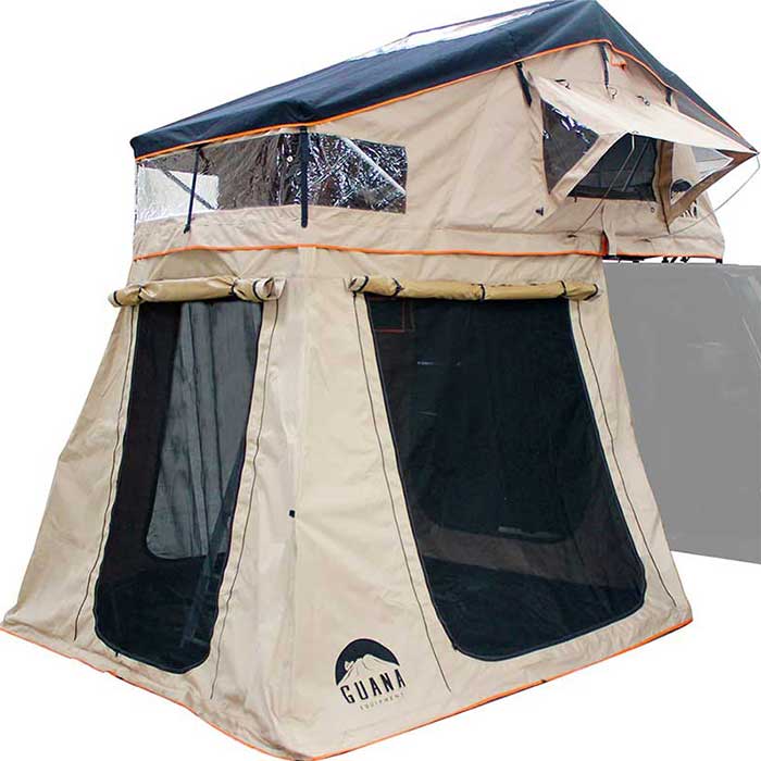 Load image into Gallery viewer, Guana Equipment Wanaka 64&quot; Roof Top Tent With XL Annex
