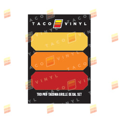 Load image into Gallery viewer, Tacoma Pro Grille Decals
