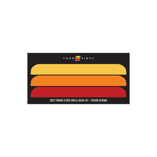 2022+ Tundra Offroad Grille Decal