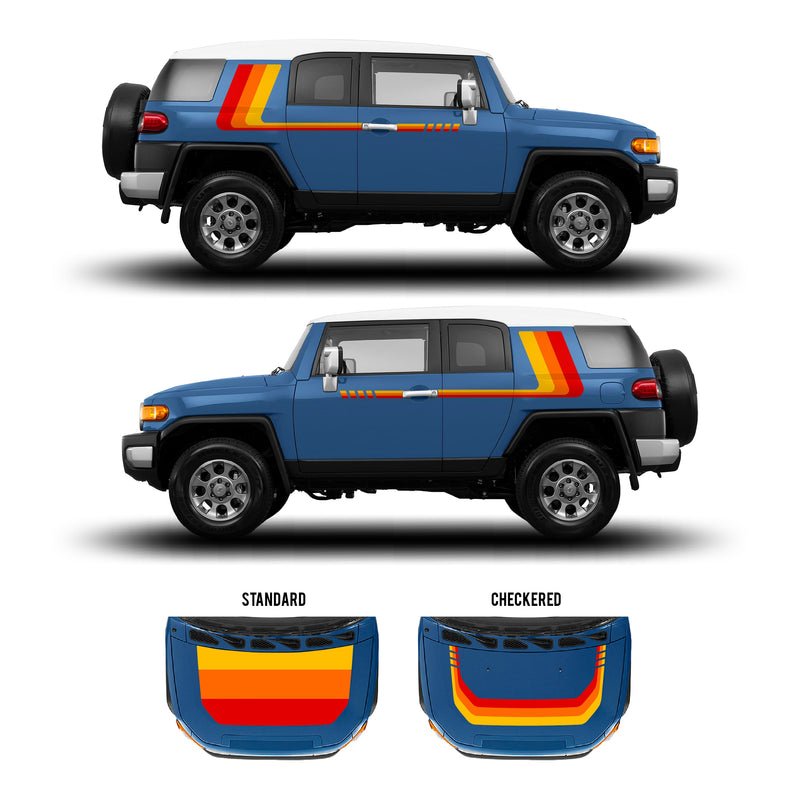 Load image into Gallery viewer, 2007-14 FJ Cruiser Checkered Stripe Kit
