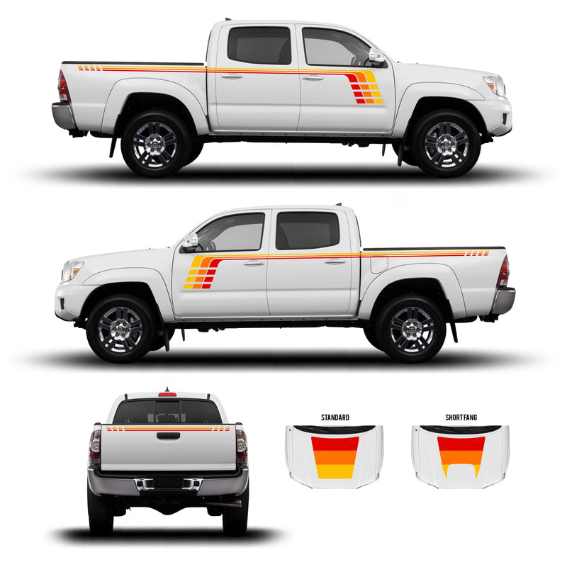 Load image into Gallery viewer, 2005-15 Tacoma Checkered Stripe Kit
