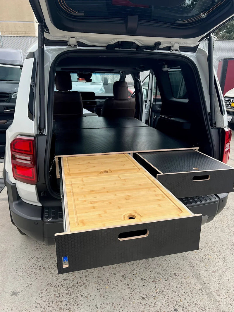 Load image into Gallery viewer, Land Cruiser 250 Dual Drawer Storage PreCut Kit - 2 Options
