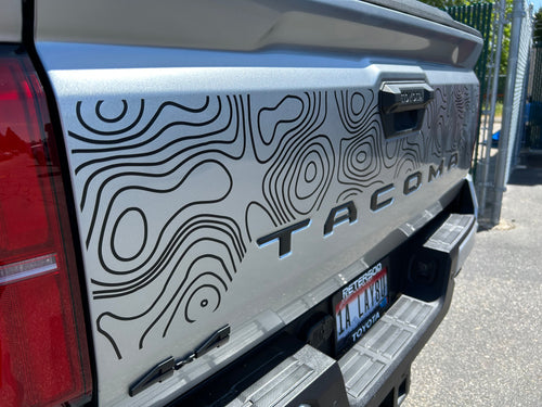 2024+ Tacoma Tailgate Topo Decal