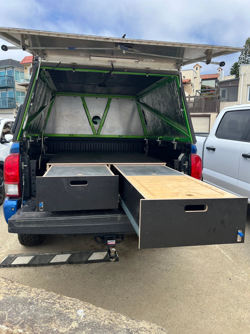 Load image into Gallery viewer, Toyota Tacoma 2nd Gen - 3rd Gen Dual Drawer Storage PreCut Kit - 2 options
