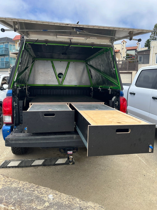 Toyota Tacoma 2nd Gen - 3rd Gen Dual Drawer Storage PreCut Kit - 2 options