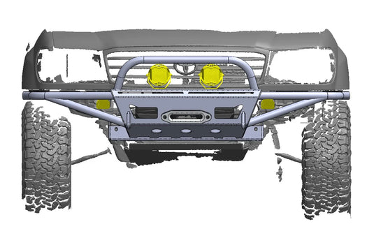 Lexus LX470 Front Bumper High Clearance STRYKER 100 - DIY Kit (1998 - 2007)