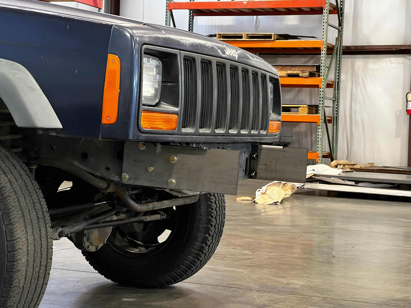 Load image into Gallery viewer, DIY Front Bumper Mounting Brackets For Jeep XJ
