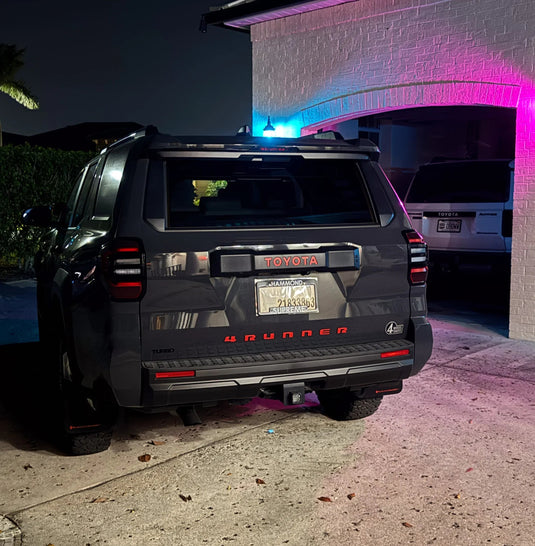 TOYOTA Emergency Reflective Rear Hatch Liftgate Emblem Overlays - 2025+ 4Runner