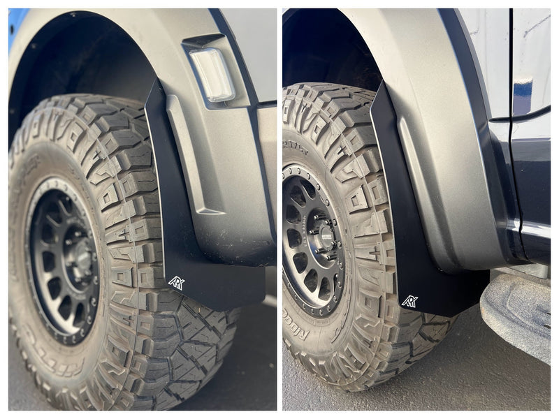 Load image into Gallery viewer, 2021+ Ford Raptor Mid Mud Flaps
