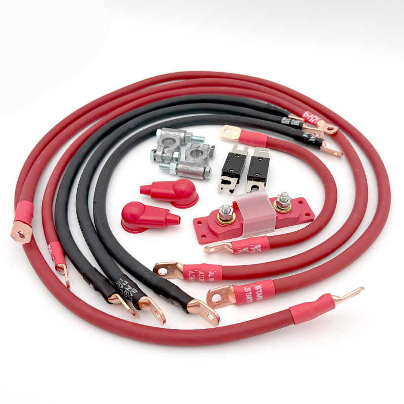 Load image into Gallery viewer, Jeep Wrangler JK Big 7 Battery Cable Kit (2007-2018)
