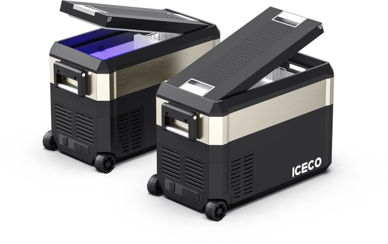 Load image into Gallery viewer, JP40 Pro Dual Zone Wheeled Portable Freezer | ICECO | 40 LT
