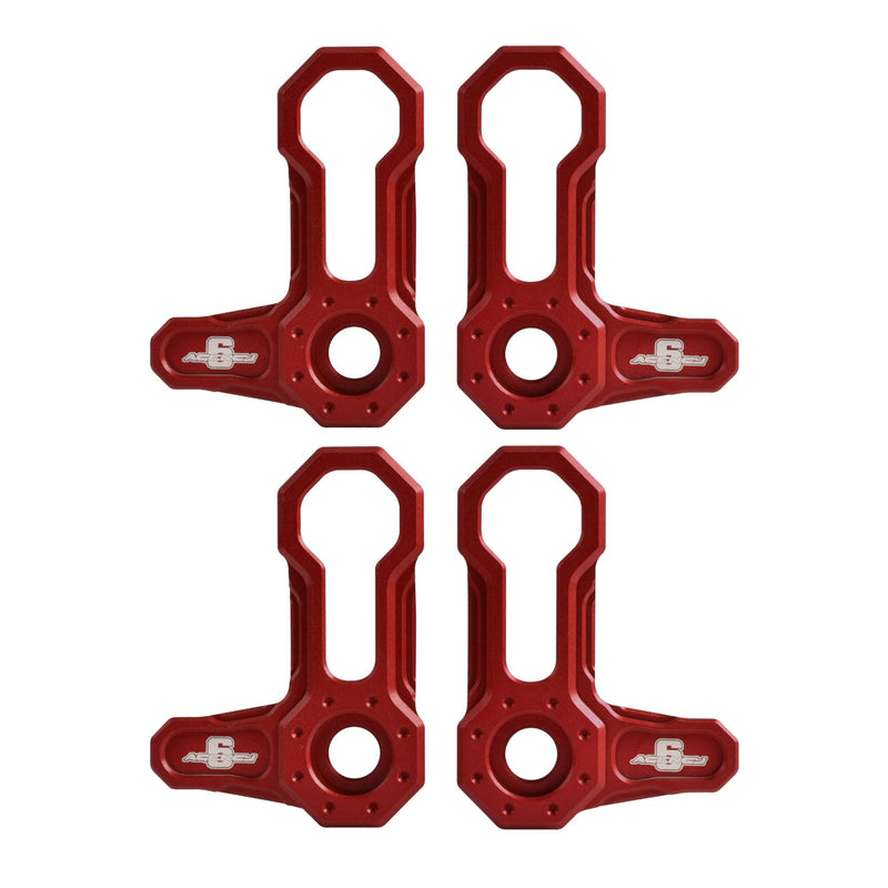 Load image into Gallery viewer, L-SHAPED ROOF LOCKS - JK JEEP (Set of 4) - RED
