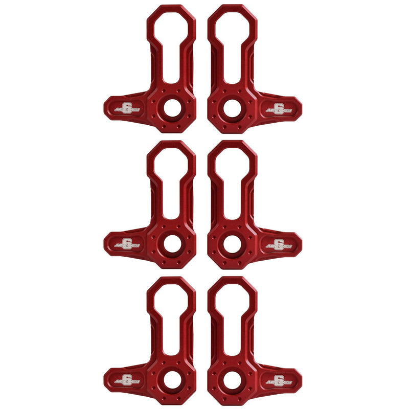 Load image into Gallery viewer, L-SHAPED ROOF LOCKS - JL/JT JEEP (Set of 6) RED
