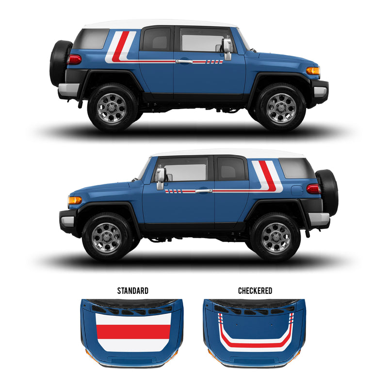 Load image into Gallery viewer, 2007-14 FJ Cruiser Checkered Stripe Kit
