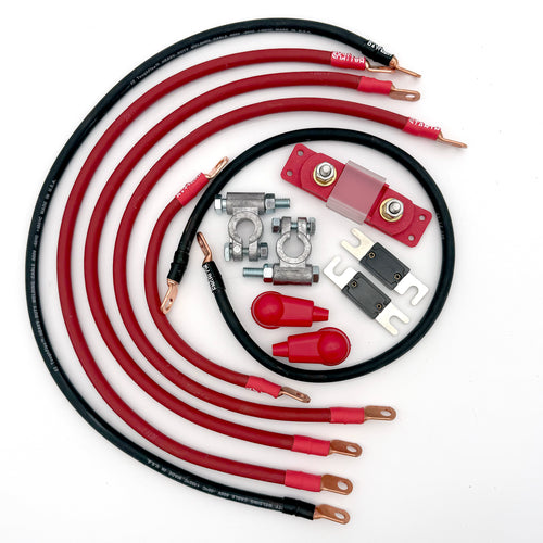 Jeep CJ Big 7 Battery Cable Kit