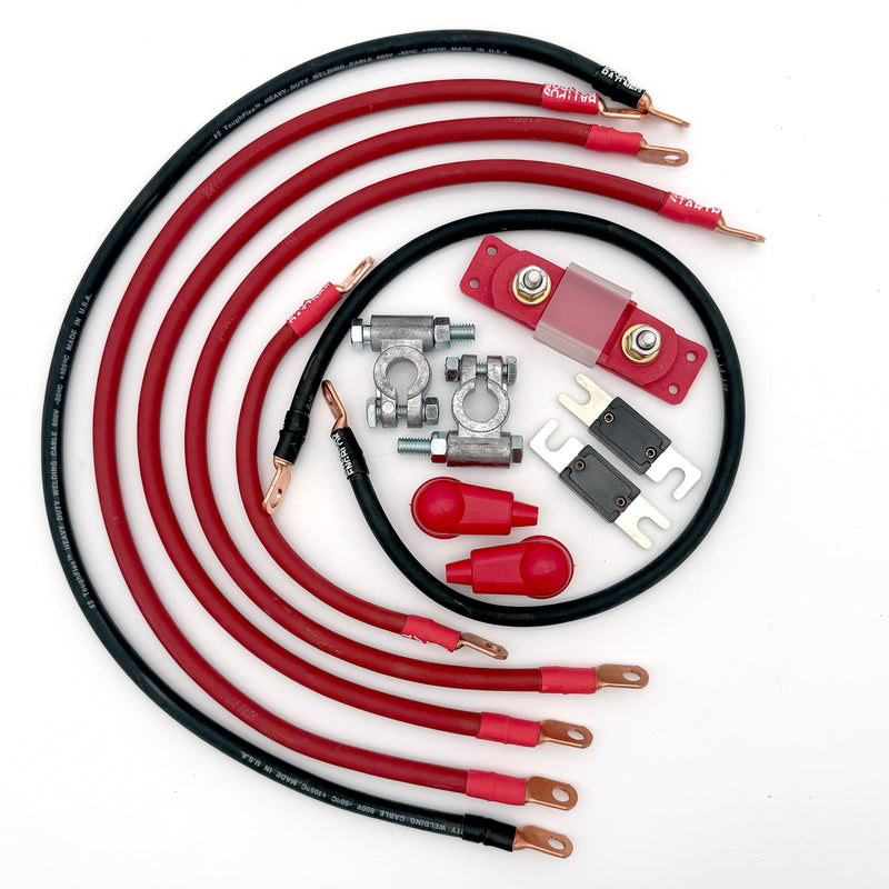 Load image into Gallery viewer, Jeep CJ Big 7 Battery Cable Kit
