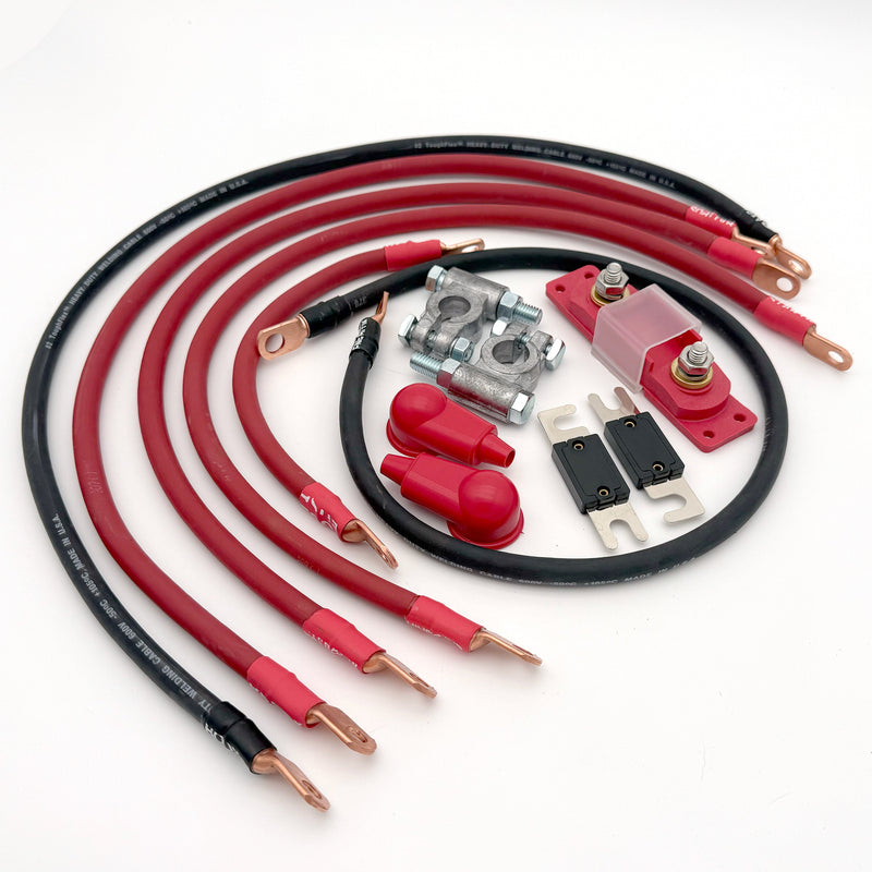 Load image into Gallery viewer, Jeep CJ Big 7 Battery Cable Kit
