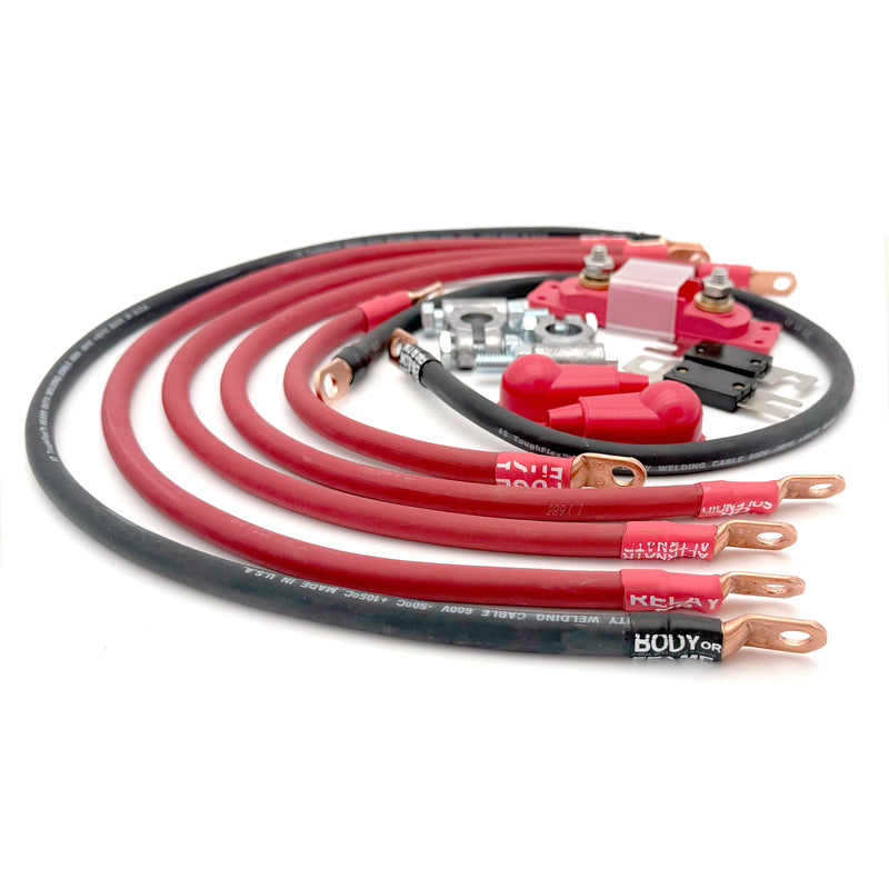 Load image into Gallery viewer, Jeep CJ Big 7 Battery Cable Kit
