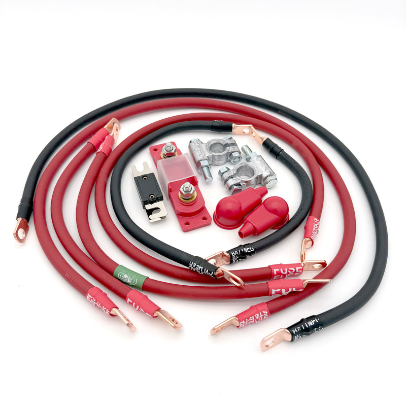 Load image into Gallery viewer, Jeep Comanche MJ Big 7 Battery Cable Kit (1987-1992)
