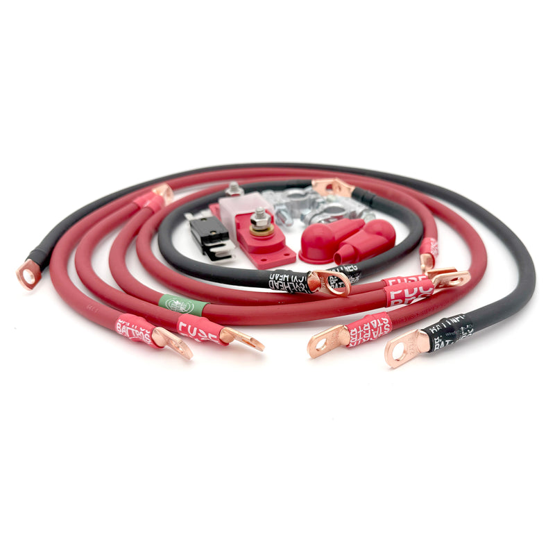 Load image into Gallery viewer, Jeep Comanche MJ Big 7 Battery Cable Kit (1987-1992)
