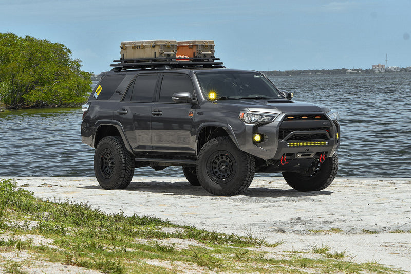 Load image into Gallery viewer, Overland Sector Venture 17x9 +0 5x114.3/5x127mm 71.5mm Satin Black
