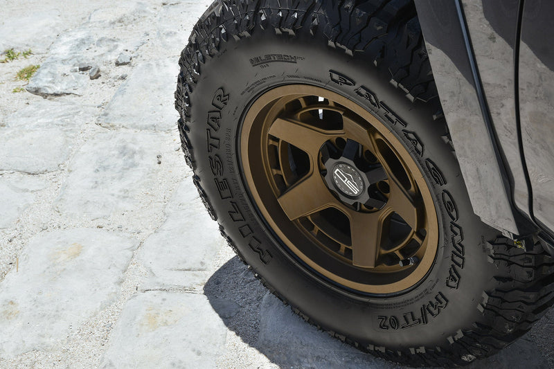 Load image into Gallery viewer, Overland Sector Atlas 17x9 -35 6x135/6x139.7mm 106.2mm Satin Textured Bronze
