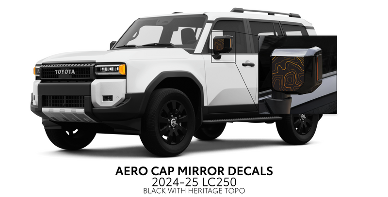Load image into Gallery viewer, 2024+ Land Cruiser 250 Aero Cap Mirror Decals
