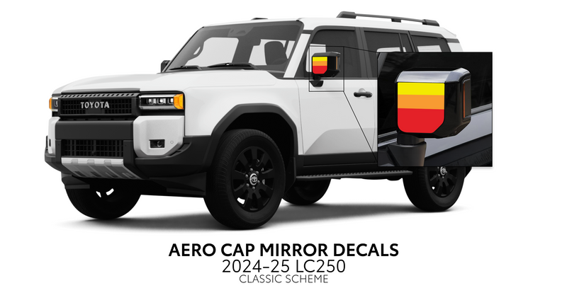 Load image into Gallery viewer, 2024+ Land Cruiser 250 Aero Cap Mirror Decals
