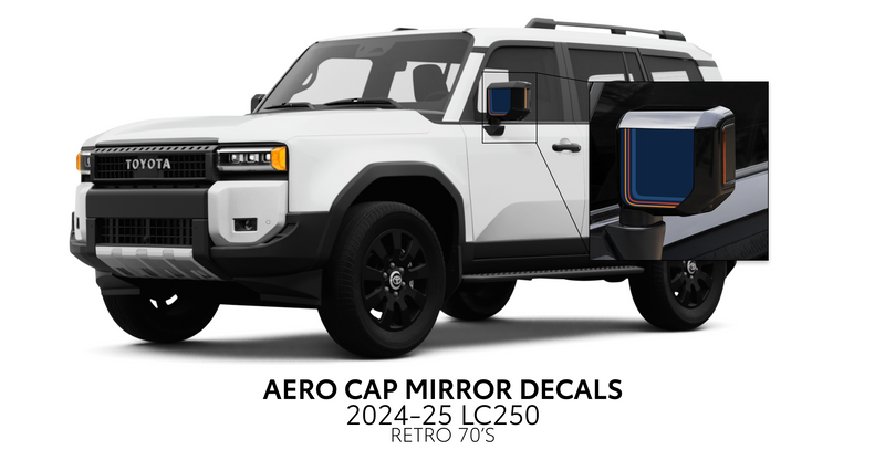 Load image into Gallery viewer, 2024+ Land Cruiser 250 Aero Cap Mirror Decals
