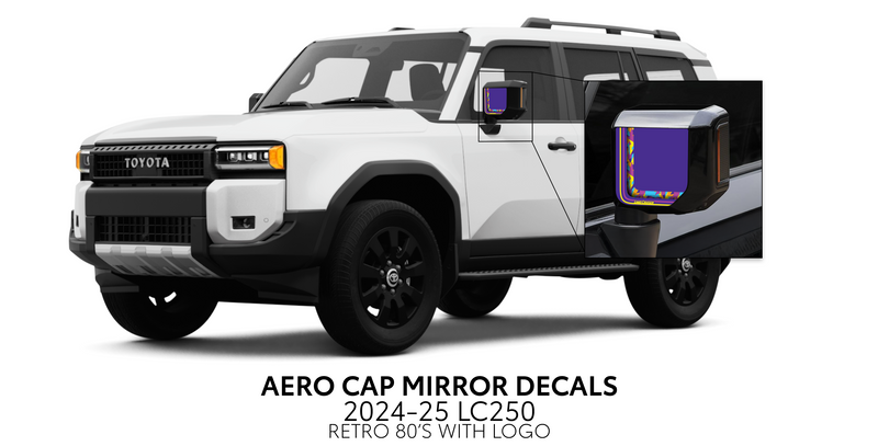 Load image into Gallery viewer, 2024+ Land Cruiser 250 Aero Cap Mirror Decals
