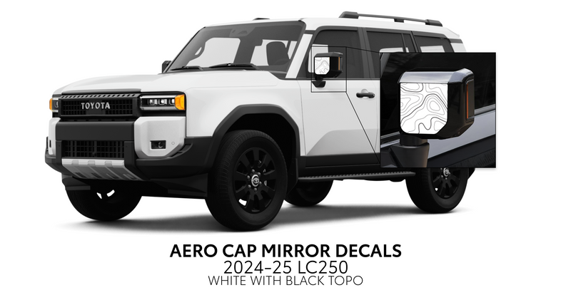Load image into Gallery viewer, 2024+ Land Cruiser 250 Aero Cap Mirror Decals
