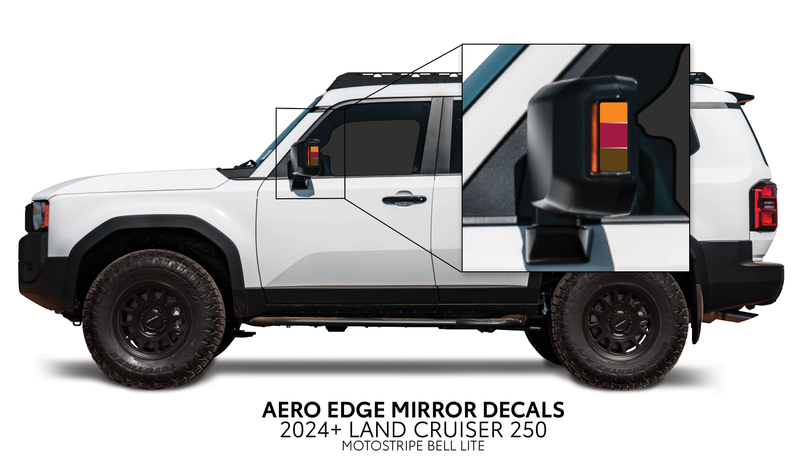 Load image into Gallery viewer, 2024+ Land Cruiser 250 Aero Edge Mirror Decals
