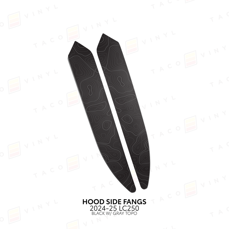 Load image into Gallery viewer, 2024+ Land Cruiser 250 Hood Side Fangs
