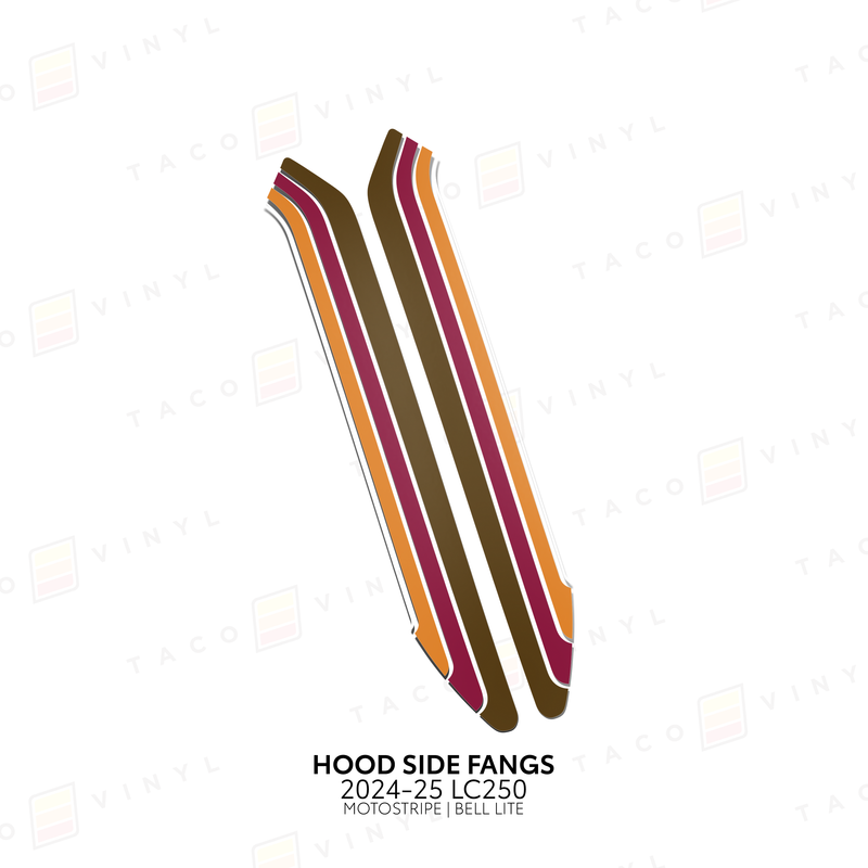 Load image into Gallery viewer, 2024+ Land Cruiser 250 Hood Side Fangs
