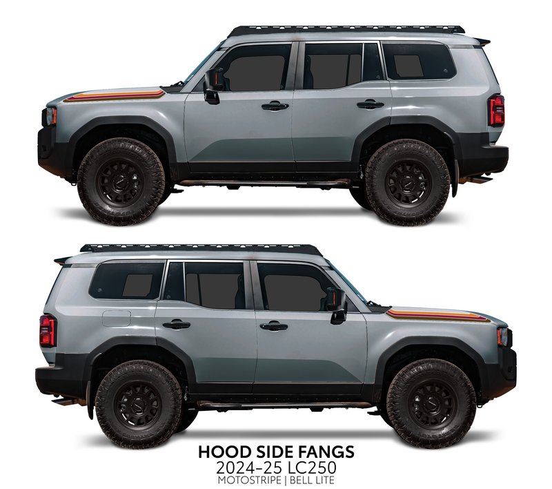 Load image into Gallery viewer, 2024+ Land Cruiser 250 Hood Side Fangs
