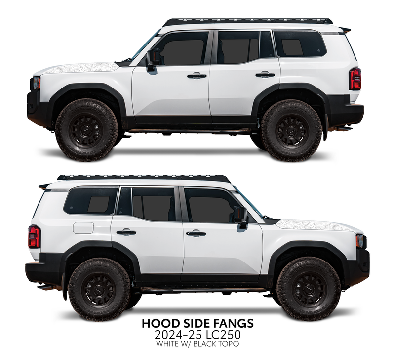 Load image into Gallery viewer, 2024+ Land Cruiser 250 Hood Side Fangs
