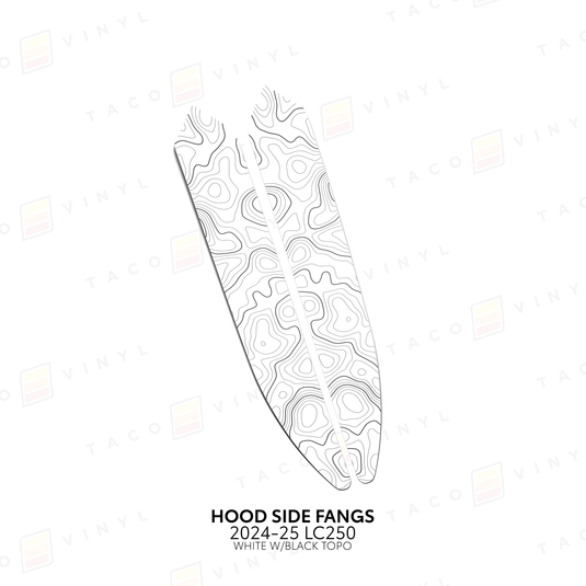 2024+ Land Cruiser 250 Hood Side Fangs
