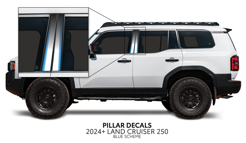 Load image into Gallery viewer, 2024+ Land Cruiser 250 Door Pillar Decals
