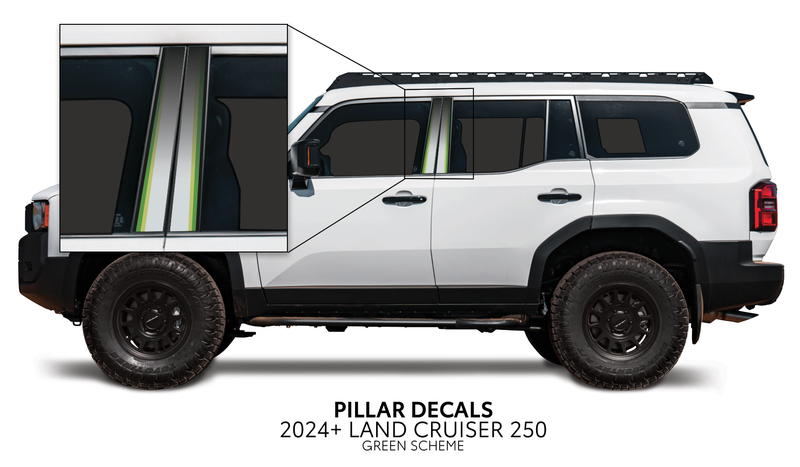 Load image into Gallery viewer, 2024+ Land Cruiser 250 Door Pillar Decals
