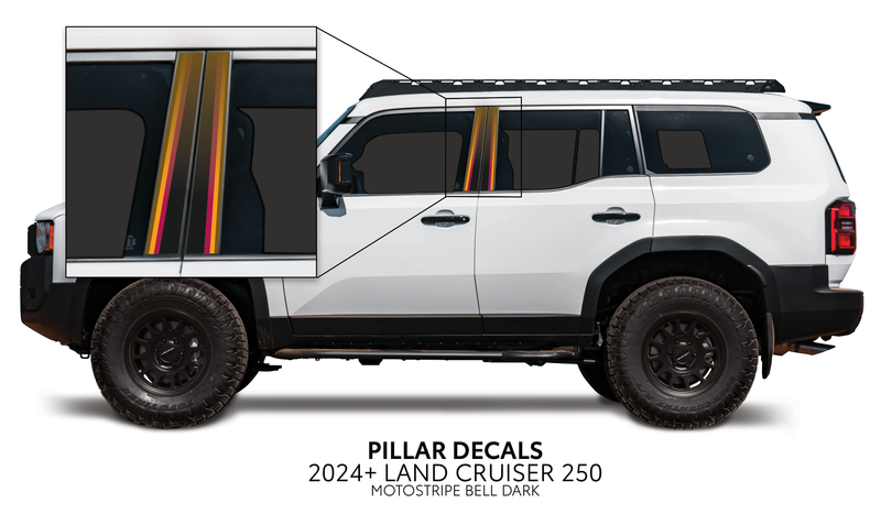 Load image into Gallery viewer, 2024+ Land Cruiser 250 Door Pillar Decals
