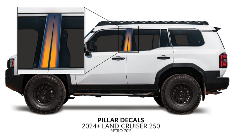 Load image into Gallery viewer, 2024+ Land Cruiser 250 Door Pillar Decals
