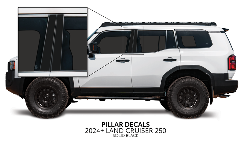 Load image into Gallery viewer, 2024+ Land Cruiser 250 Door Pillar Decals

